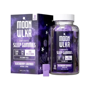 CBD : THC : Melatonin Sleep Gummies Blackberry Lavender